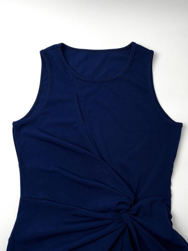 Sleeveless Sheath Elegant Slim Fit Dress Women